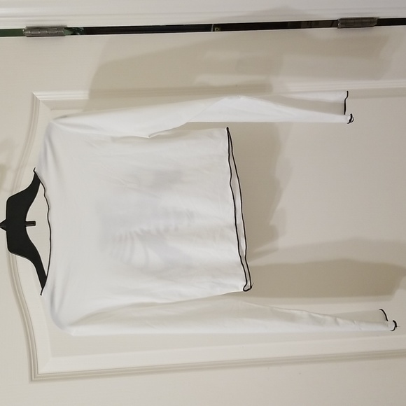 SHEIN Long Sleeve Skeleton Theme Crop Top - Picture 3 of 7